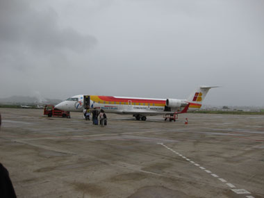 plane from santander to barcelona